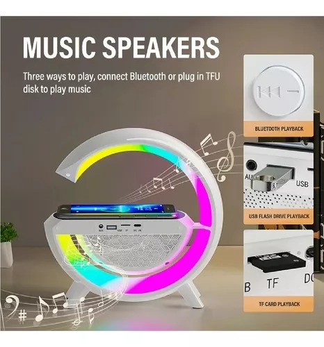 Miniatura 4 de Lampara Tik Tok Bocina Parlante Cargador